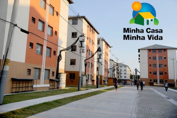 conjunto de apartamentos pertencentes ao programa minha casa minha vida